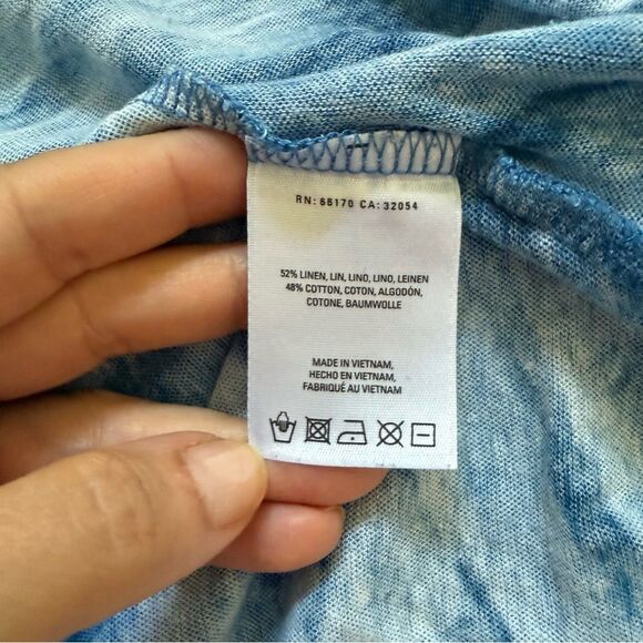 Anthropologie Meadow Rue Linen Fields Swing Top S NWOT - Picture 9 of 11